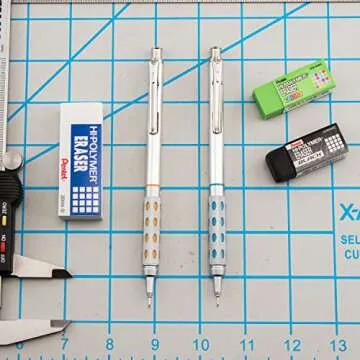 Pentel GraphGear 1000 Automatic Drafting Pencil (0.3mm), Black Accents, 1 Each (PG1013G)