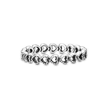 Shop PANDORA Linked Love Ring, Sterling Silver, Size 7