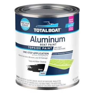 TotalBoat Aluminum Boat Paint for Canoes, Bass Boats, Dinghies, Duck Boats, Jon Boats and Pontoons (...