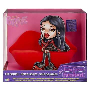 Bratz Funky Fashion Furniture Lip Couch Playset for Dolls