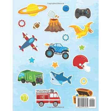 My Sticker Collection: Large BLANK Sticker Book for Collecting Stickers with 120 BLANK Pages for Kid...