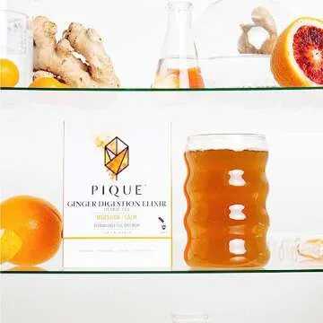 Pique Tea Organic Variety Tea Crystals Sampler - Immune Support, Gut Health, Fasting - 112 Single Serve Sticks (Pack of 8)