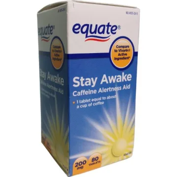 Equate Stay Awake Caffeine Alertness Aid - 80 Tablets, 200 mg