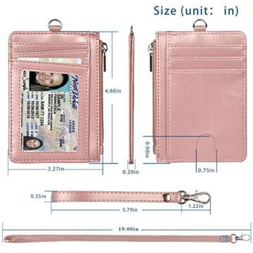 Stylish Teskyer Minimalist Wallet with RFID Protection