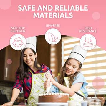 Premium Russian Piping Tips Cake Decorating Complete Set - 42pcs Baking Supplies Kit with Storage Gi...