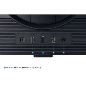 SAMSUNG 27-Inch Odyssey G50D Series QHD Fast IPS G-Sync Compatible Gaming Monitor, 1ms, VESA DisplayHDR 400, 180Hz, AMD FreeSync, Adjustable Stand, Eye Saver Mode, LS27DG500ENXZA, 2024