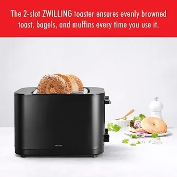 Top-Quality ZWILLING 2 Slice Toaster for Even Toasting