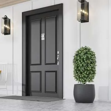 31in Artificial Boxwood Topiary Balls for Home Decor