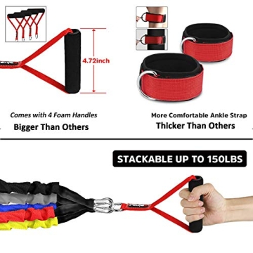 Premium Resistance Bands Set for Versatile Workouts