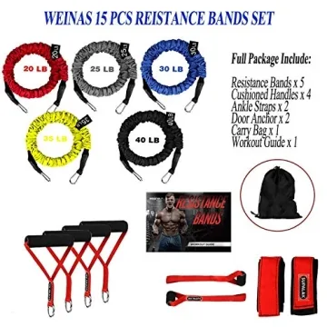 Premium Resistance Bands Set for Versatile Workouts