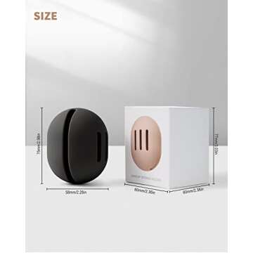 CORNERIA Integrated Makeup Sponge Travel Case, Silcone Washable Reusable Makeup Sponge Holder, Blender Holder Beauty Makeup Sponge Protective Carrying Case