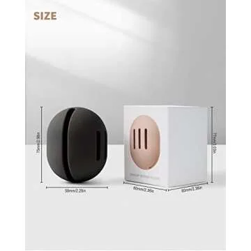 CORNERIA Makeup Sponge Travel Case - Silicone Holder