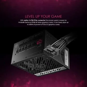 MSI MPG A850G PCIE 5.1 & ATX 3.1 Gaming Power Supply - Full Modular - 80 Plus Gold Certified 850W - 100% Japanese 105°C Capacitors - Compact Size - ATX PSU - 10 Year Warranty