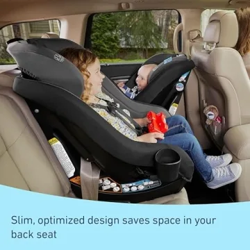 Graco Contender Slim Convertible Car Seat Lightweight Space-Saving