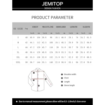 Wrinkle-Free Slim Fit Dress Shirt for Men – JEMITOP