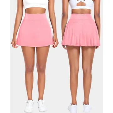 Stylish Pleated Tennis Skirts for Women with Pockets