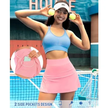 Stylish Pleated Tennis Skirts for Women with Pockets