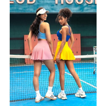 Stylish Pleated Tennis Skirts for Women with Pockets