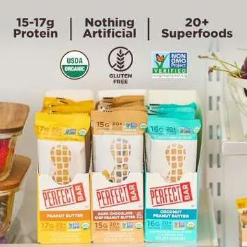 Perfect Bar Variety Pack - Delicious Protein Snacks for Everyone