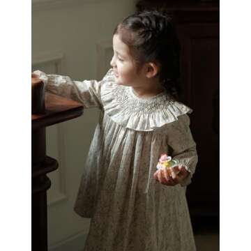 Adorable Baby Girls Vintage Smocked Dress for Every Occasion