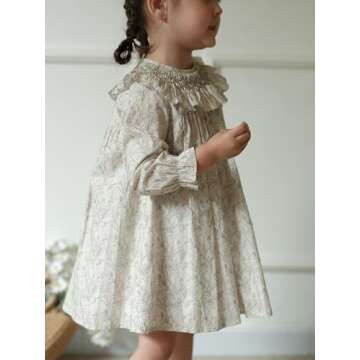 Adorable Baby Girls Vintage Smocked Dress for Every Occasion