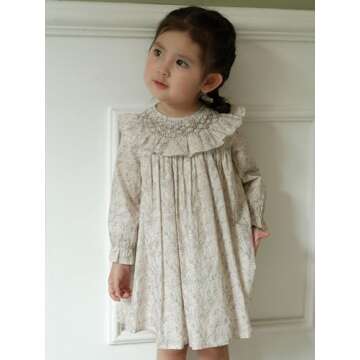 Adorable Baby Girls Vintage Smocked Dress for Every Occasion