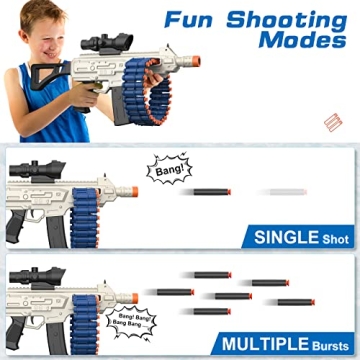 JakMean Toy Blaster - Ultimate Electric Foam Blaster