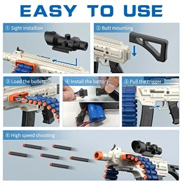 JakMean Toy Blaster - Ultimate Electric Foam Blaster
