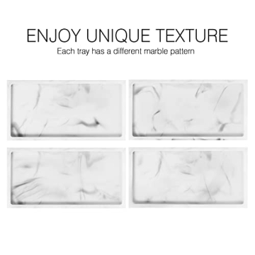 Elegant Luxspire Marble Bathroom Tray for Stylish Organization