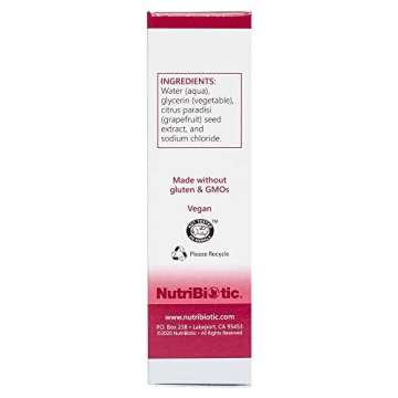NutriBiotic Nasal Spray - Natural Relief for Nasal Irritation