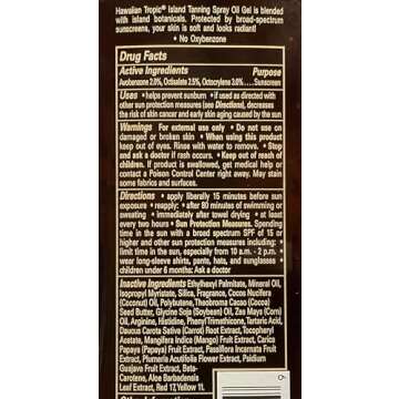 Hawaiian Tropic SPF#15 Protective Oil Spray Pump 8 Ounce (Pack of 2)