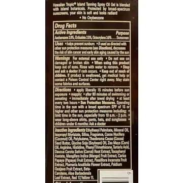 Hawaiian Tropic SPF#15 Protective Oil Spray Pump 8 Ounce (Pack of 2)