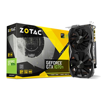 ZOTAC GeForce GTX 1070 Ti MINI - 8GB GDDR5 Compact Gaming Graphics Card with IceStorm Cooling