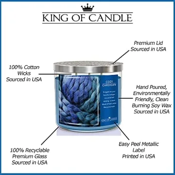 Cozy Cardigan Fall Candle | Long Lasting, Clean Burning Delight