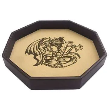Fantasydice Dice Tray - Stylish Octagon for RPG Games