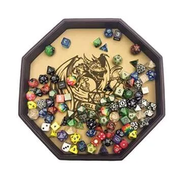 Fantasydice Stylish Octagon Dice Tray for RPG Games