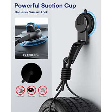 ZeeHoo Wireless Car Charger, 15w Fast Charging, Auto Clamping Car Phone Mount, Cell Phone Holder Charger, for iPhone 15 14 13 12 11 Pro Max Xs, Etc. (Black)