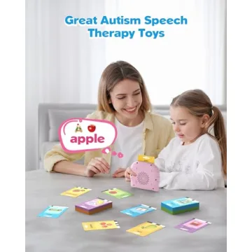 Pink Talking Flash Cards for Toddlers Language Learning