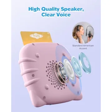 Pink Talking Flash Cards for Toddlers Language Learning