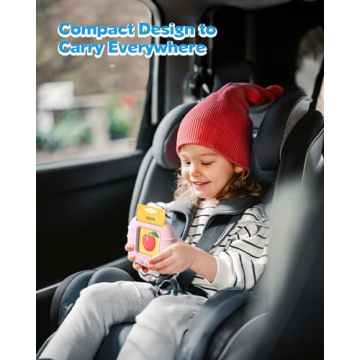 Pink Talking Flash Cards for Toddlers Language Learning