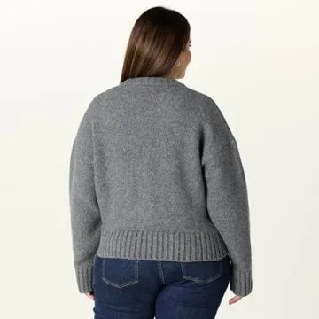 Soft & Stylish Brynne Bomber Sweater Cardigan by The Drop