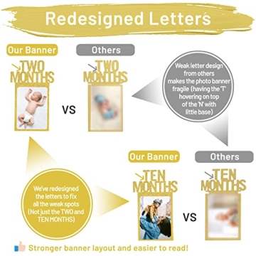 PartyHooman Birthday Photo Banner for 1st Celebrations