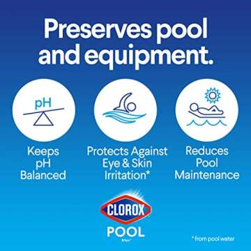 Clorox® Pool&Spa™ Swimming Pool Alkalinity Increaser, Keeps pH Balanced, 5LB (Pack of 1)