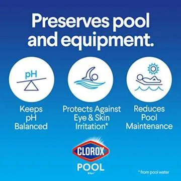 Clorox® Pool&Spa™ Swimming Pool Alkalinity Increaser, Keeps pH Balanced, 5LB (Pack of 1)