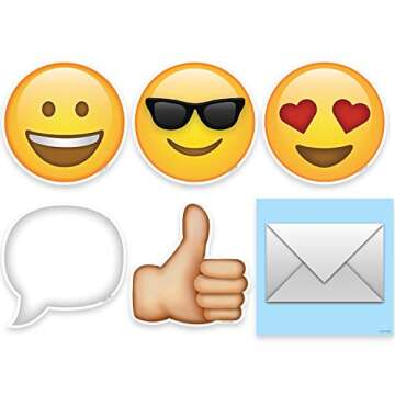 Creative Teaching Press Emoji's Cut Outs, 6" (6068)