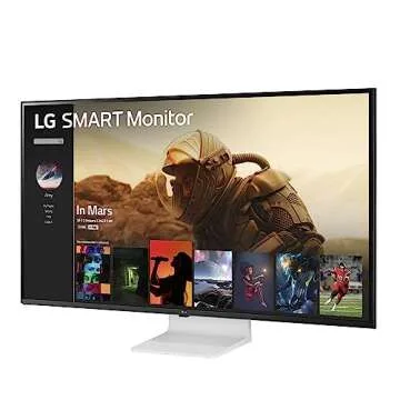 LG Smart Monitor (43SQ700S) -43-Inch 4K UHD(3840x2160) IPS Display, webOS Smart Monitor, ThinQ Home,...