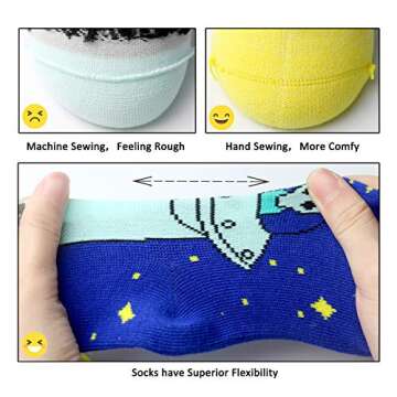 Shop LITTLE FLY BIRD Fun Kids Crew Socks Pack of 3