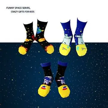 Shop LITTLE FLY BIRD Fun Kids Crew Socks Pack of 3