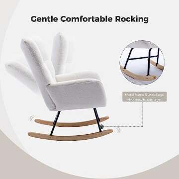 Unovivy Rocking Chair for Ultimate Comfort and Style