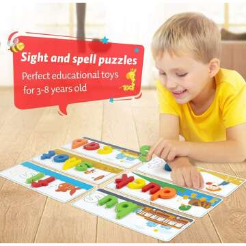 KMUYSL Letter Spelling Words Game for Kids